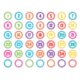 Scribble Numbers Magnetic Accents Alternate Image A