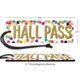 Confetti Magnetic Hall Pass Alternate Image SIZE