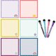 Oh Happy Day Dry-Erase Magnetic Square Notes Alternate Image A