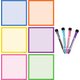 Colorful Dry-Erase Magnetic Square Notes Alternate Image A