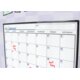 Black & White Dry-Erase Magnetic Calendar Set Alternate Image B