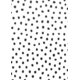 Black Painted Dots on White Better Than Paper Bulletin Board Roll Alternate Image A