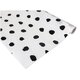 Black Painted Dots on White Better Than Paper Bulletin Board Roll Alternate Image B