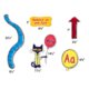 Pete the Cat Alphabet Balloons Sensory Path Alternate Image SIZE