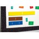 White Painted Dots on Black Magnetic Border Alternate Image C