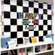Black and White Big Checkers Better Than Paper Bulletin Board Roll Alternate Image C