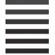 Black & White Stripes Better Than Paper Bulletin Board Roll Alternate Image A