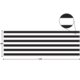 Black & White Stripes Better Than Paper Bulletin Board Roll Alternate Image SIZE