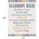 Classroom Cottage Classroom Rules Chart Alternate Image SIZE