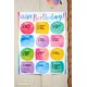 Watercolor Happy Birthday Chart Alternate Image A