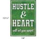 Hustle & Heart Will Set You Apart Positive Poster Alternate Image SIZE