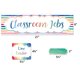 Watercolor Classroom Jobs Mini Bulletin Board Alternate Image SIZE