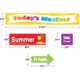 Colorful Weather Pocket Chart Cards Alternate Image SIZE