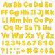 Yellow Gold 4" Everyday Letters Combo Pack Alternate Image C