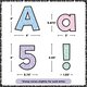Colorful Composition 4" Everyday Letters Combo Pack Alternate Image SIZE