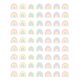 Pastel Pop Rainbows Mini Stickers Alternate Image A