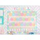 Pastel Blue Scalloped Border Trim Alternate Image B