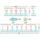 Pastel Pop Number Line (-20 to +120) Bulletin Board Alternate Image SIZE