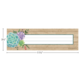 Rustic Bloom Flat Name Plates Alternate Image SIZE