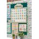 Rustic Bloom Calendar Bulletin Board Display Set Alternate Image A