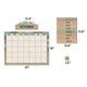 Rustic Bloom Calendar Bulletin Board Display Set Alternate Image SIZE