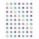 Iridescent Colorful Stars Mini Stickers Alternate Image A