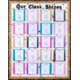 Colorful Confetti on Black Straight Border Trim Alternate Image B