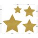 Gold Shimmer Stars Accents - Assorted Sizes Alternate Image SIZE