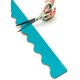 Teal Scalloped Rolled Border Trim Alternate Image B