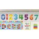 Colorful Jumbo Numbers Bulletin Board Alternate Image A