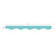 Light Turquoise Fancy Scallops Border Trim Alternate Image SIZE