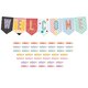 Cool for School Pennants Welcome Bulletin Board Alternate Image A