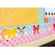 Cool for School Pink Checkers Straight Border Trim Alternate Image D