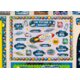 Outer Space Crew Planets Die-Cut Border Trim Alternate Image C