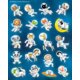 Space Animals Stickers Alternate Image D
