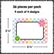 Cool for School Checkers Name Tags/Labels - Multi-Pack Alternate Image SIZE