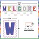 Color Crush Welcome Bulletin Board Alternate Image SIZE