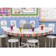 Color Crush Stripes Straight Border Trim Alternate Image B