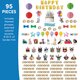 Cats and Dogs Happy Birthday Create & Decorate Quick Kit Alternate Image B