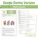 Family Names - Reading Comprehension Activity Google Slides Alternate Image B