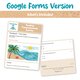 The Beach - Reading Comprehension Activity Google Slides Alternate Image B