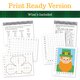 St. Patrick's Day Graph Art Activity Google Slides Alternate Image C