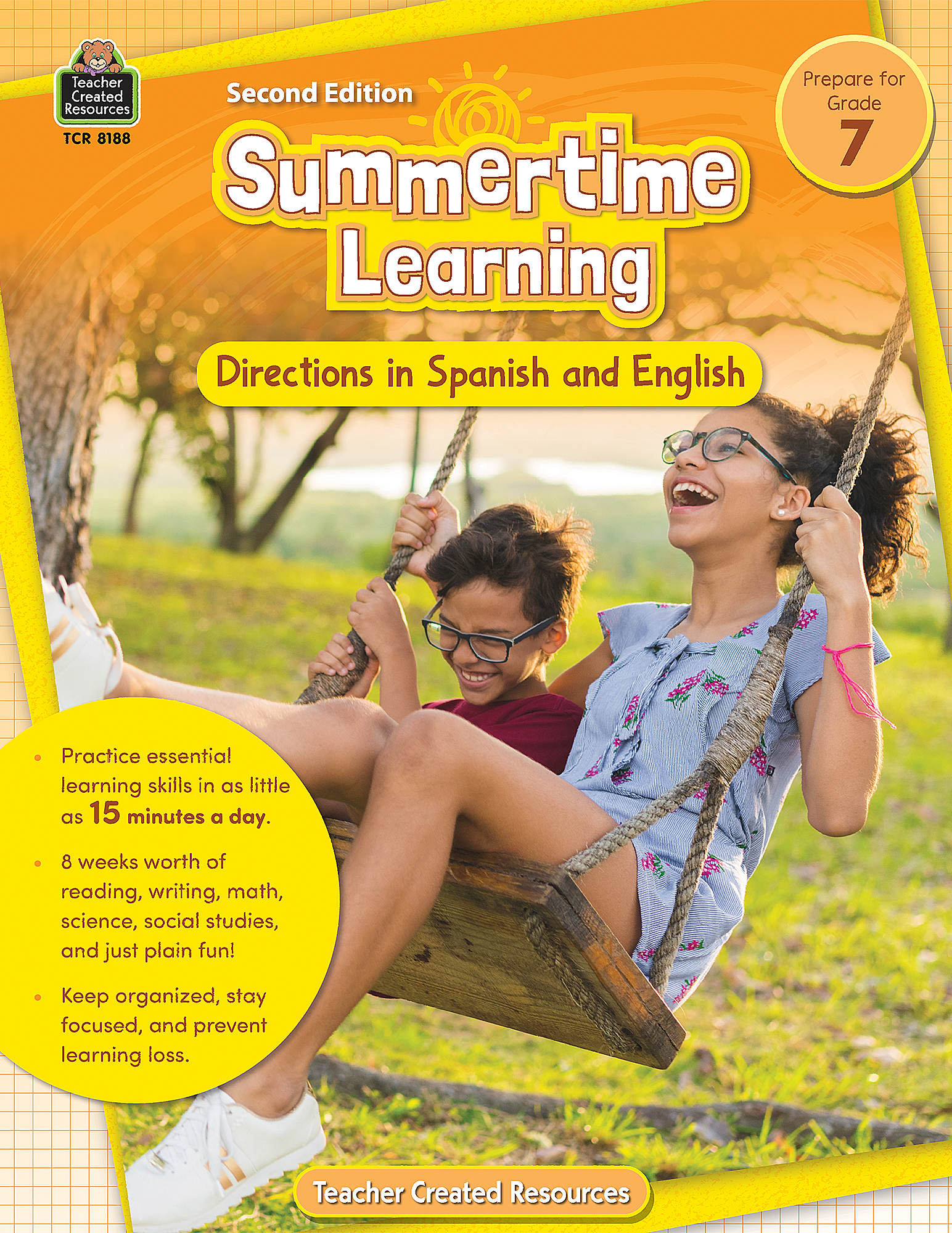 Summertime Learning Grade 7 - Spanish Directions - TCR8188 | Teacher ...