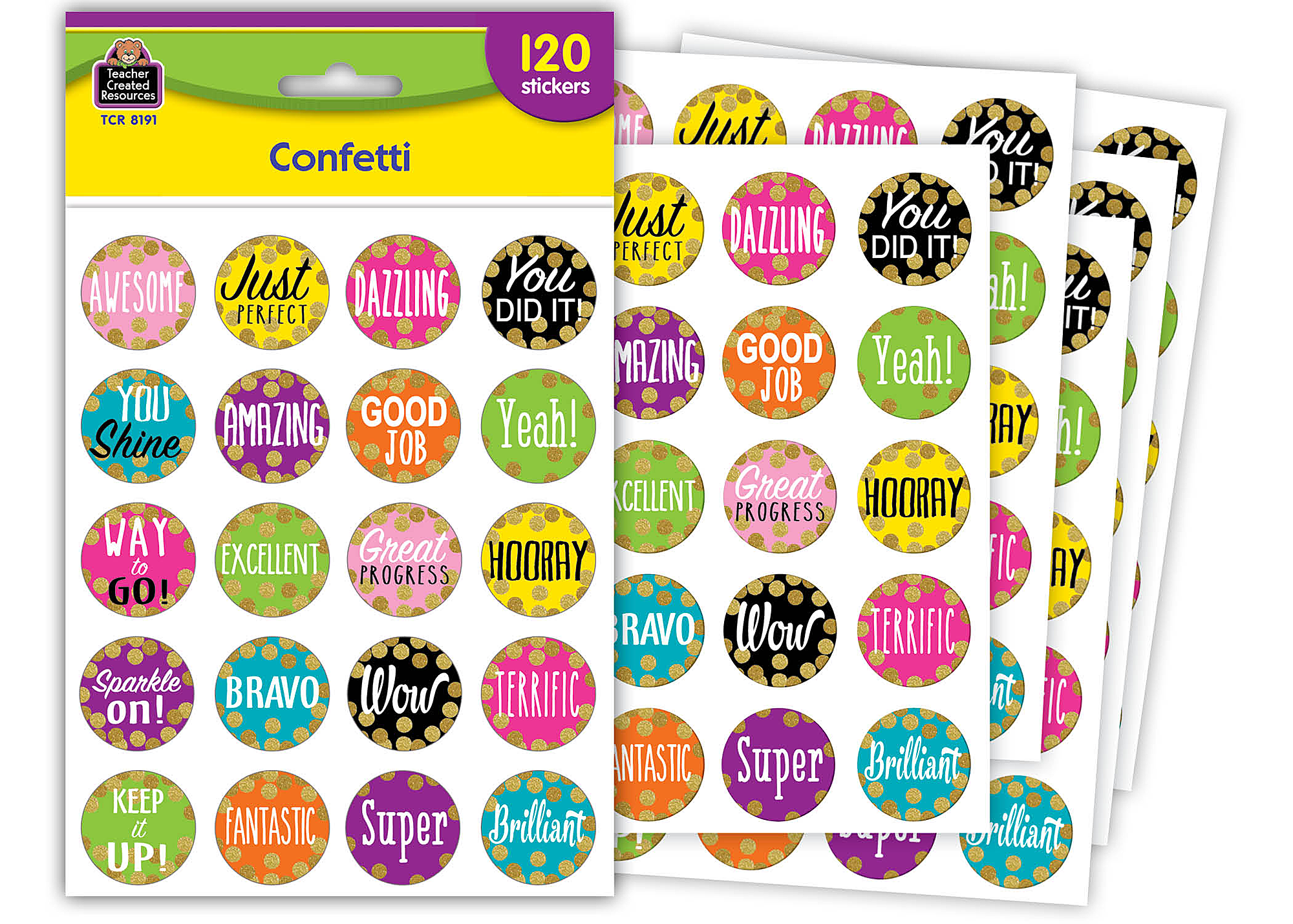 Confetti Stickers