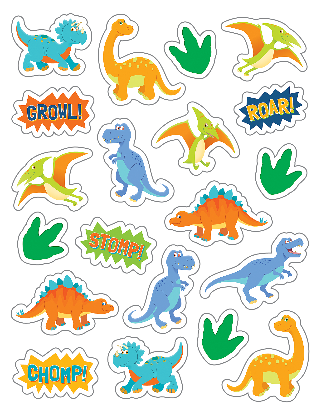 Dinosaurs Stickers - TCR8197 | Teacher Created Resources