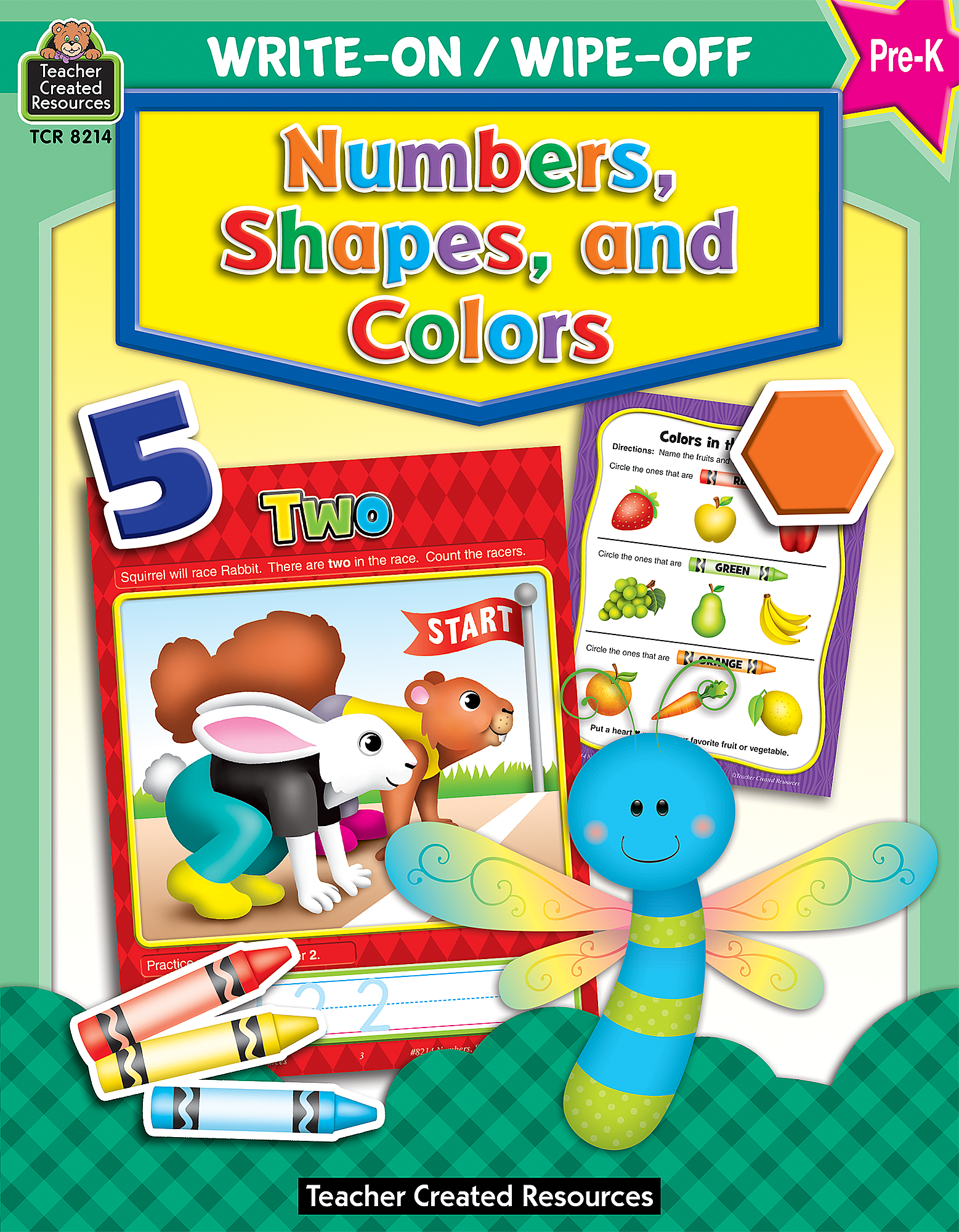 Numbers, Shapes and Colors Write-On Wipe-Off Book ...