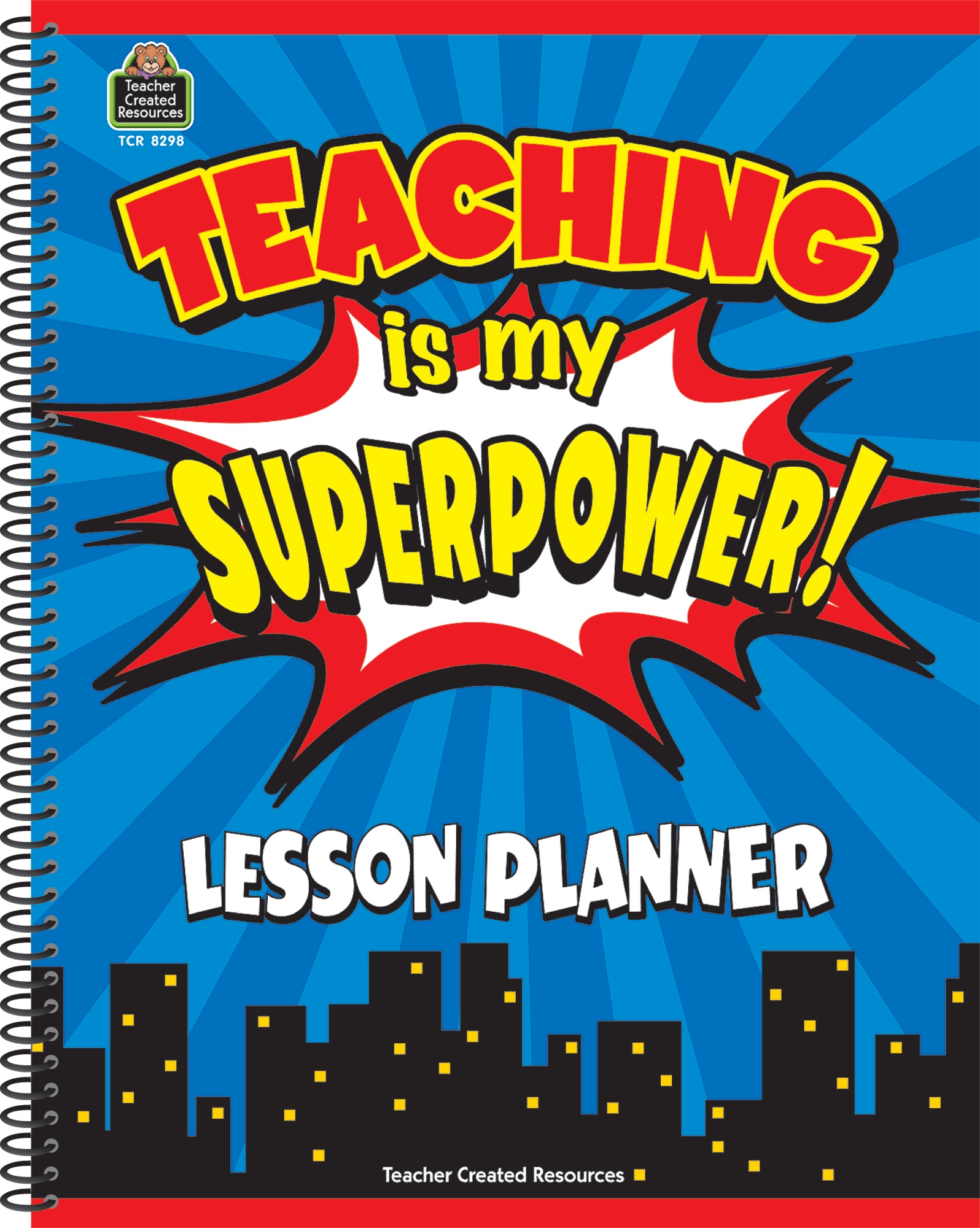 Teaching Is My Superpower Lesson Planner - TCR8298 | Teacher Created