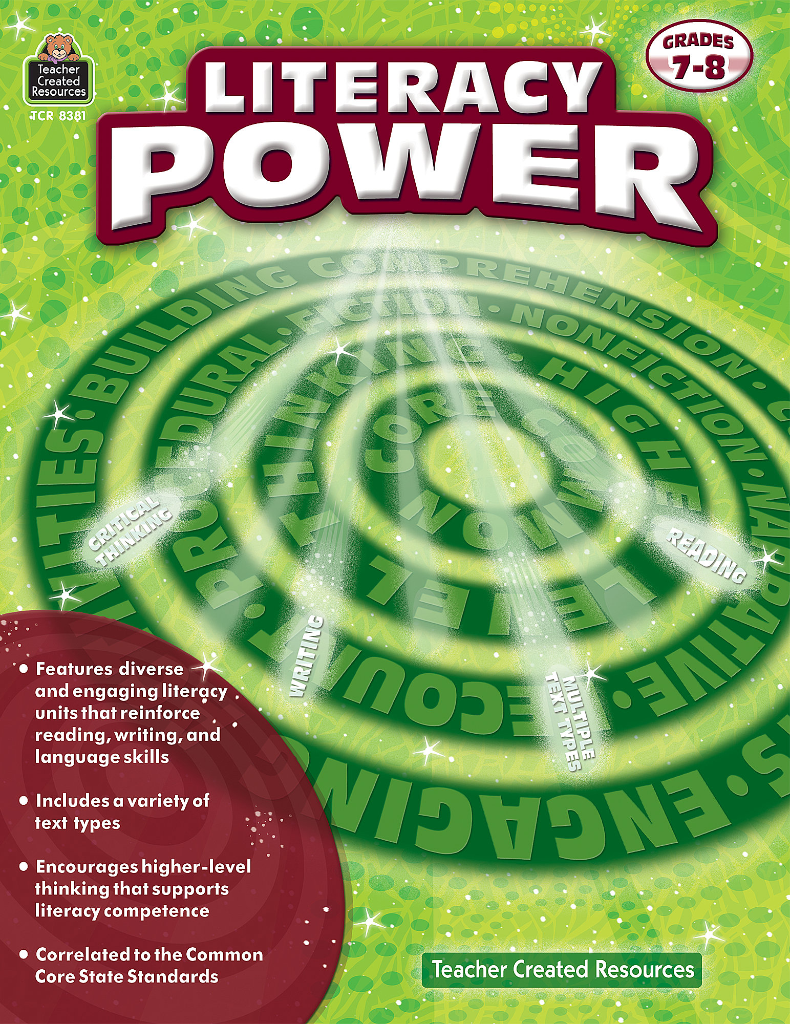 Literacy Power Grade 7-8 - TCR8381 | Teacher Created Resources