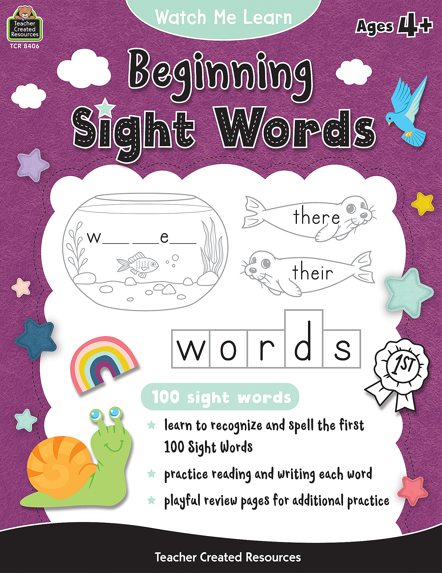 Watch Me Learn: Beginning Sight Words - TCR8406 | Teacher Created Resources