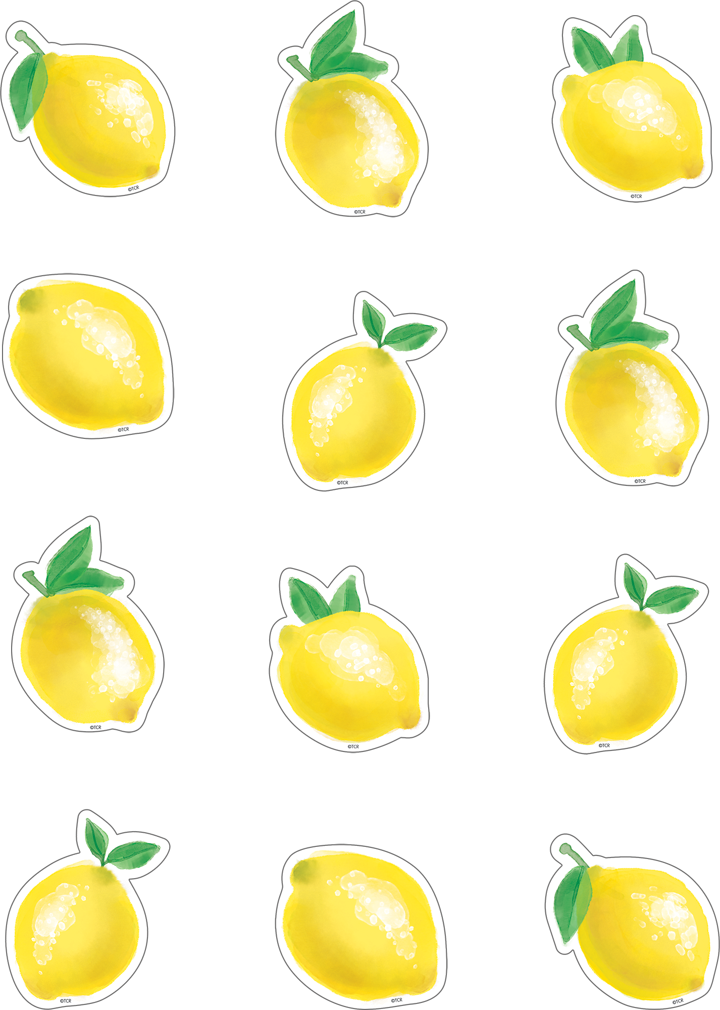 Lemon Zest Mini Accents - TCR8481 | Teacher Created Resources